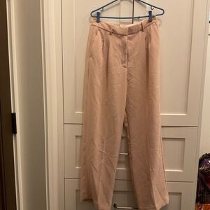 Wilfred Aritzia Effortless Pants in Crepette Size 10 Coral Blush
